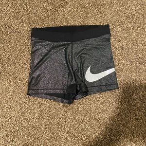 Silver sparkly Nike pros